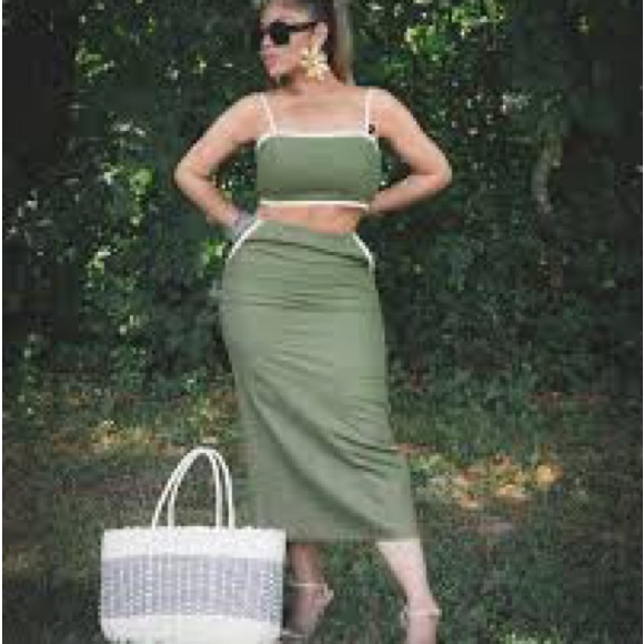 House of Harlow 1960 Linen Blend Skirt - Picture 6 of 6